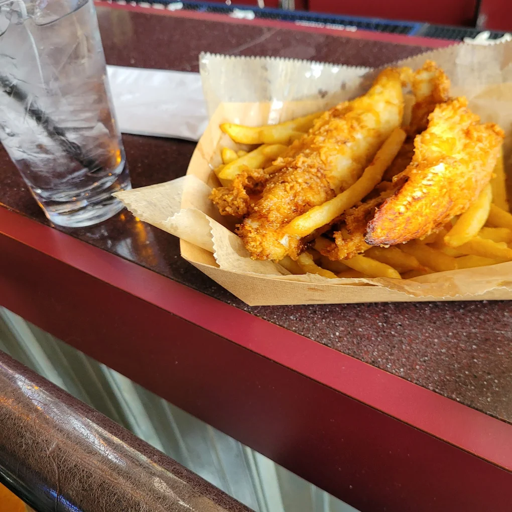 Duke's chicken fingers and fries